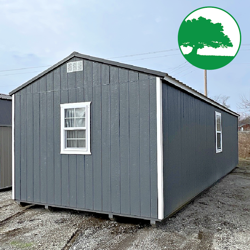 *SOLD*PRE-OWNED 12' x 36' Painted "Utility / Cabin"
