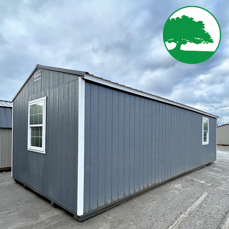 PRE-OWNED 12' x 32' Painted "Side Utility / Cabin"