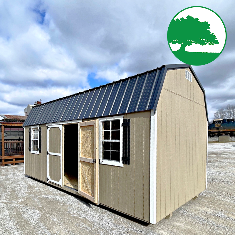 10' x 20' Painted "Side Loft Barn"