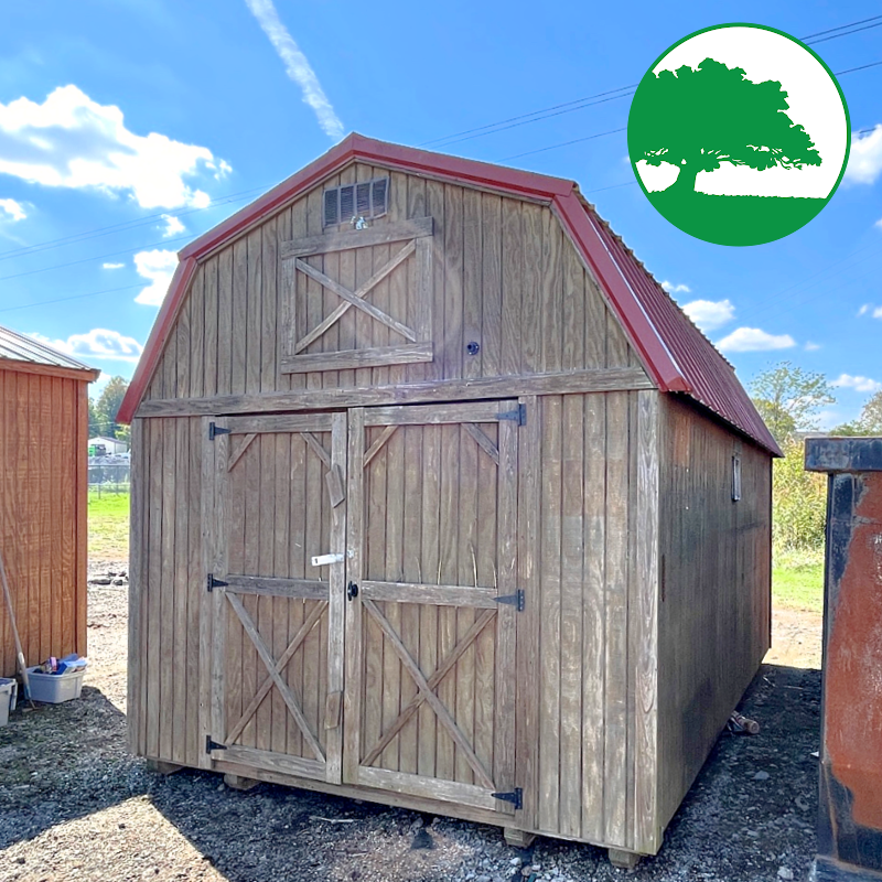 *SOLD*PRE-OWNED 10' x 16' Treated "Lofted Barn"