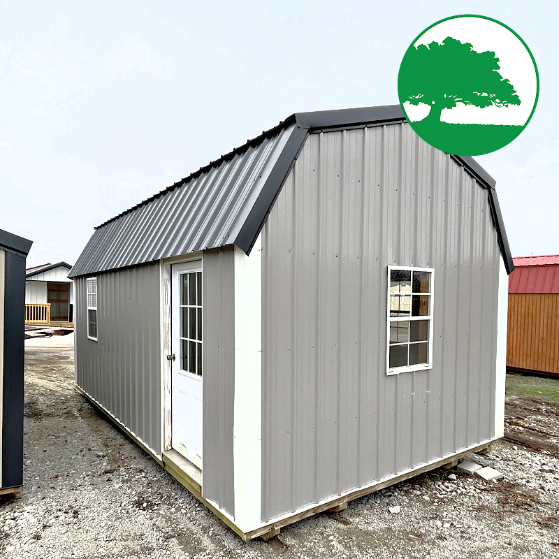 *SOLD*PRE-OWNED 12' x 20' Metal "Lofted Barn / Workshop"