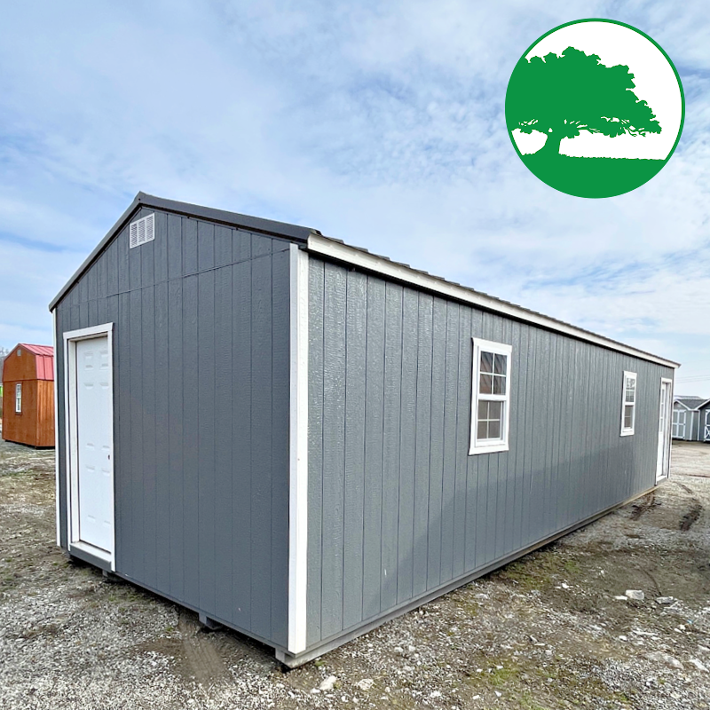 *SOLD*PRE-OWNED 12' x 36' Painted "Utility / Cabin"