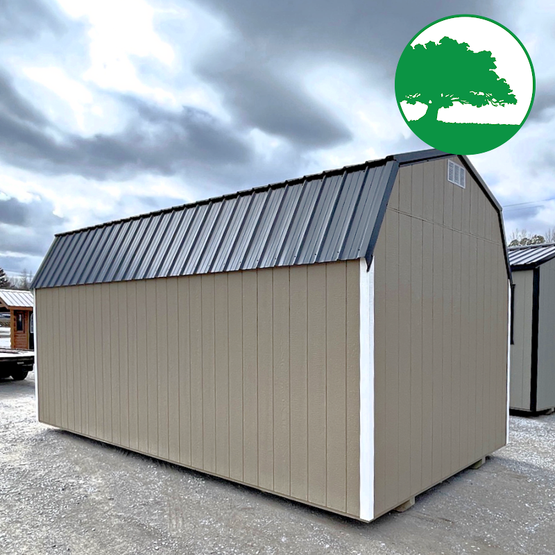 10' x 20' Painted "Side Loft Barn"