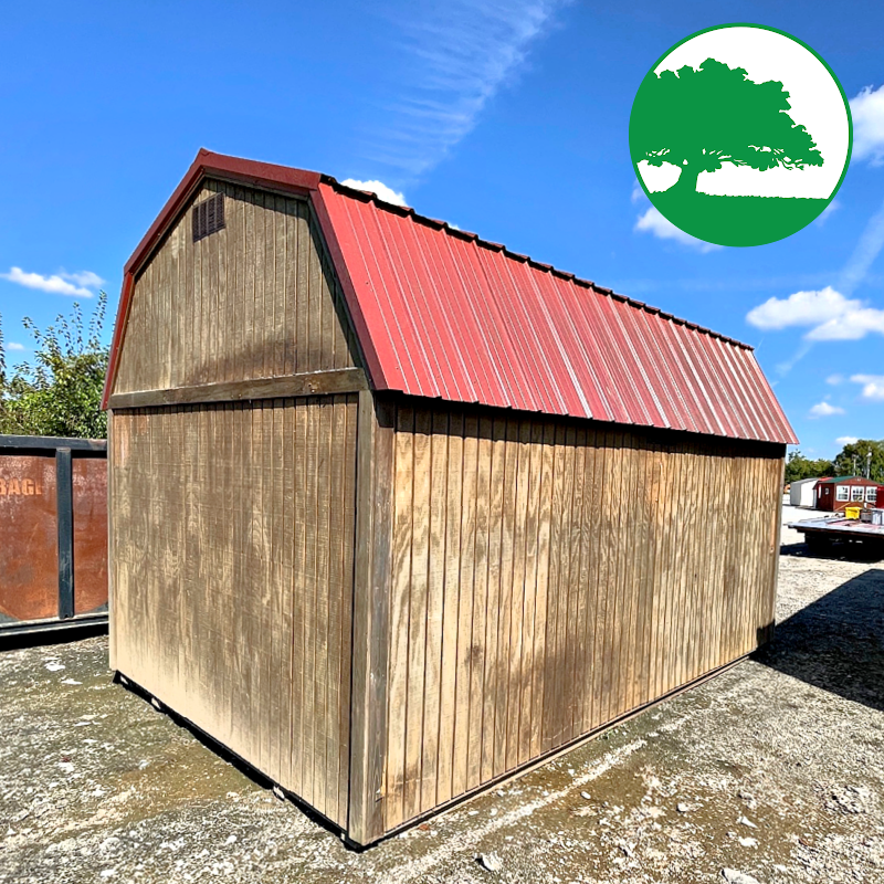 *SOLD*PRE-OWNED 10' x 16' Treated "Lofted Barn"
