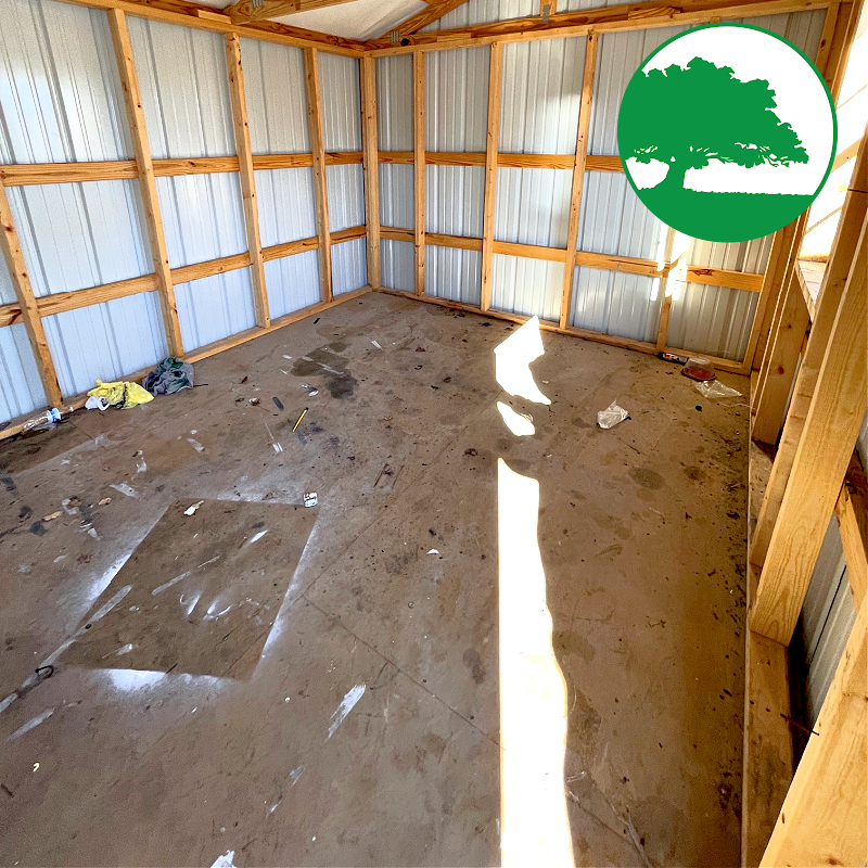 *SOLD*PRE-OWNED 10' x 16' Metal "Side Utility"
