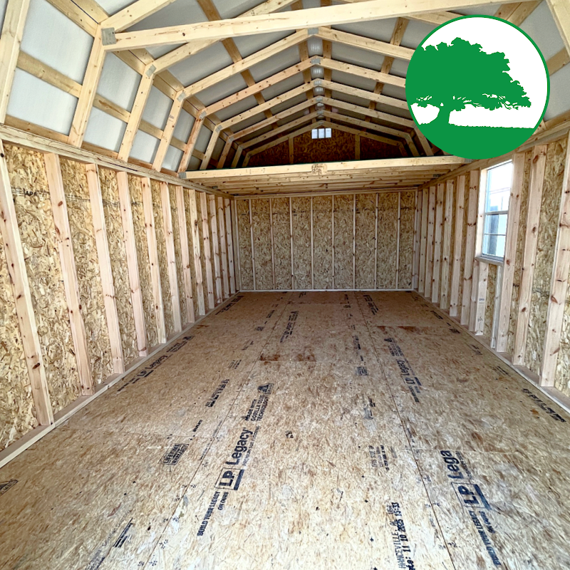 12' x 20' Painted "Lofted Barn"