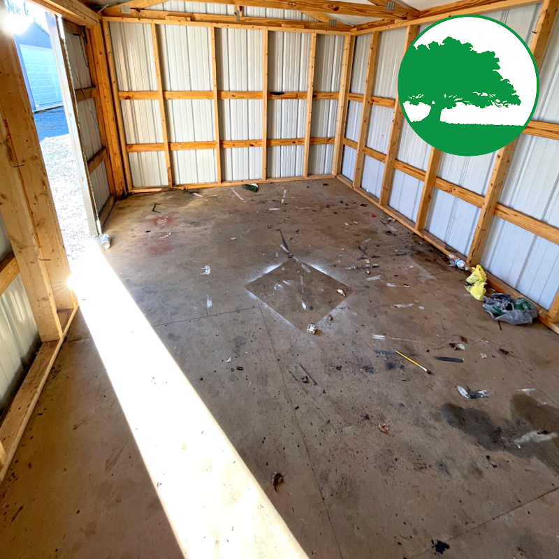 *SOLD*PRE-OWNED 10' x 16' Metal "Side Utility"