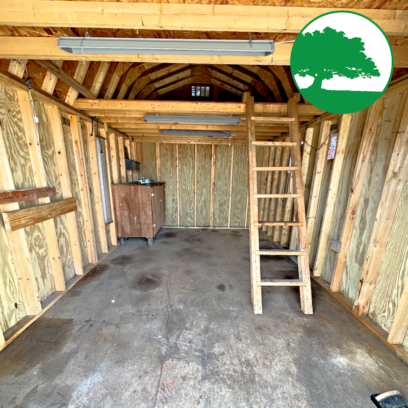 *SOLD*PRE-OWNED 10' x 16' Treated "Lofted Barn"
