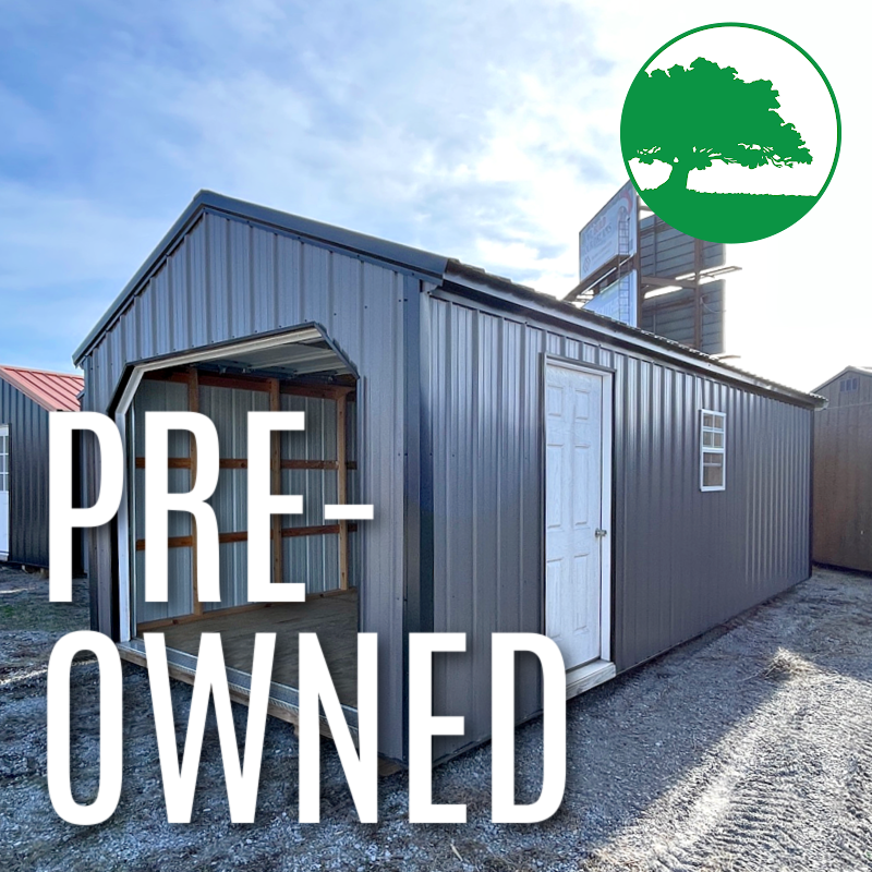 *SOLD*PRE-OWNED 12' x 27' Metal "Maverick"