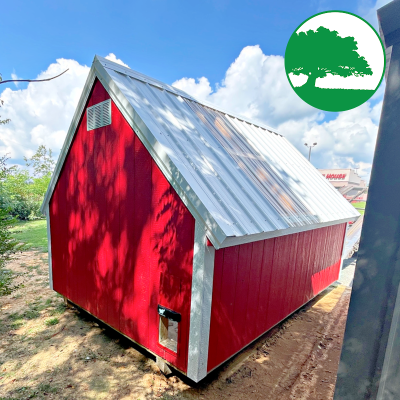 *SOLD*PRE-OWNED 8' x 12' Painted "Chicken Coop"