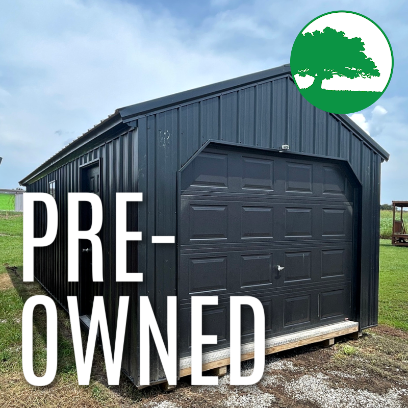 PRE-OWNED 12′ x 27′ Metal “Maverick”