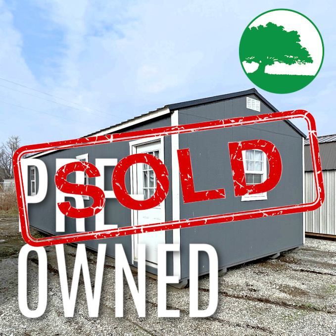 *SOLD*PRE-OWNED 12' x 36' Painted "Utility / Cabin"