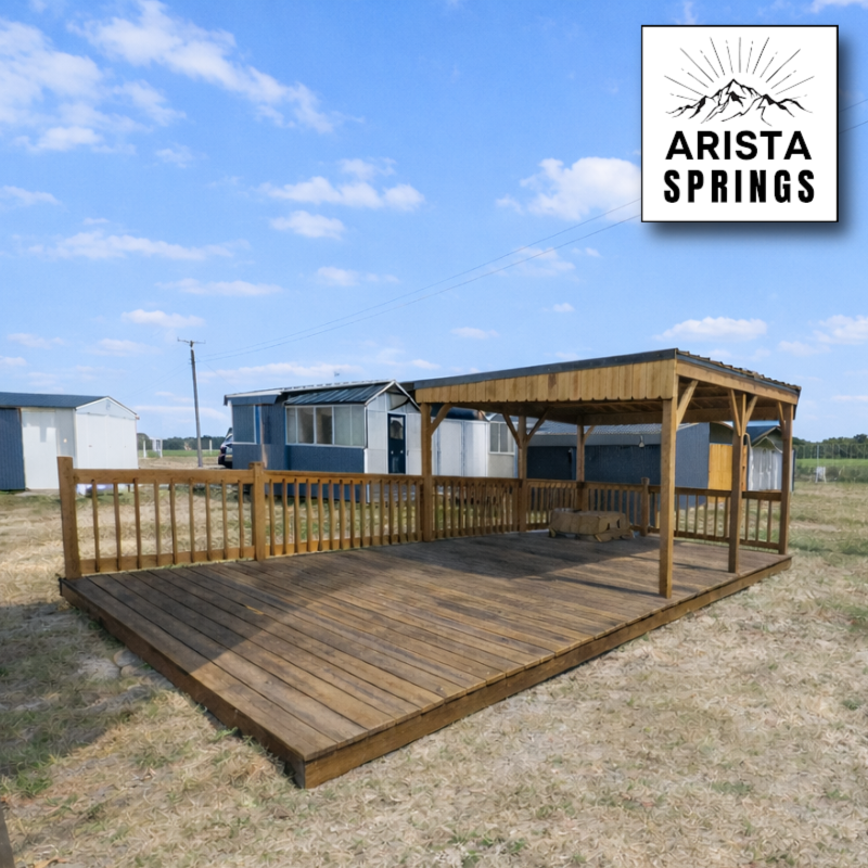 PRE-OWNED 12' x 24' Sunrise "Half Porch"