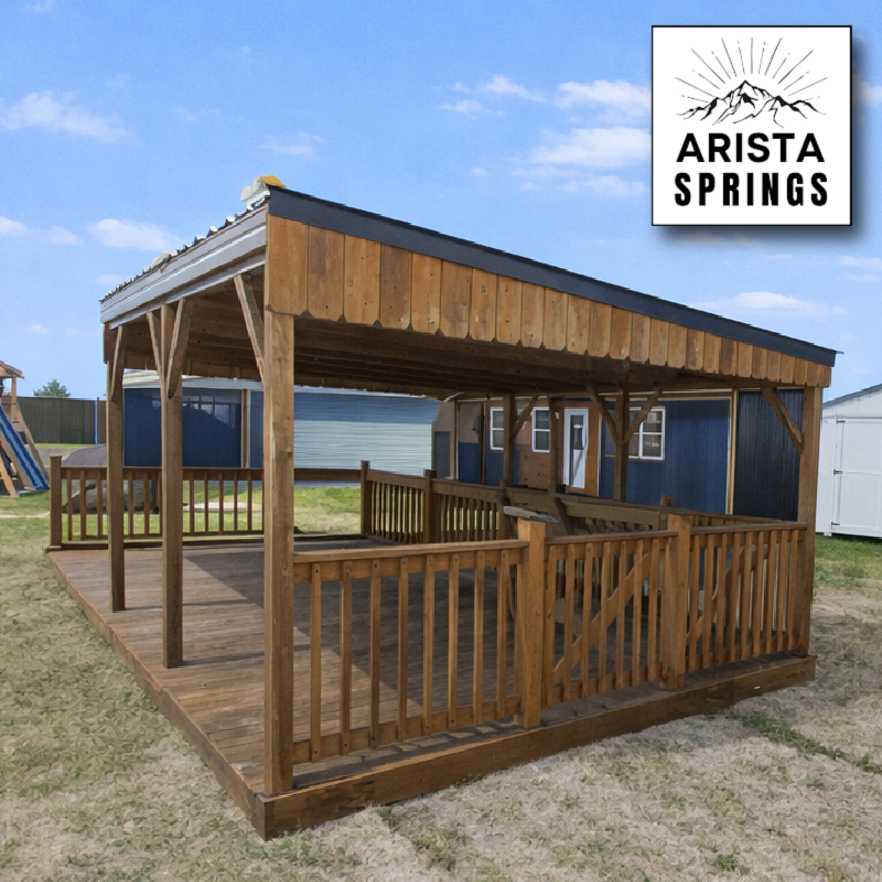 PRE-OWNED 12' x 24' Sunrise "Half Porch"