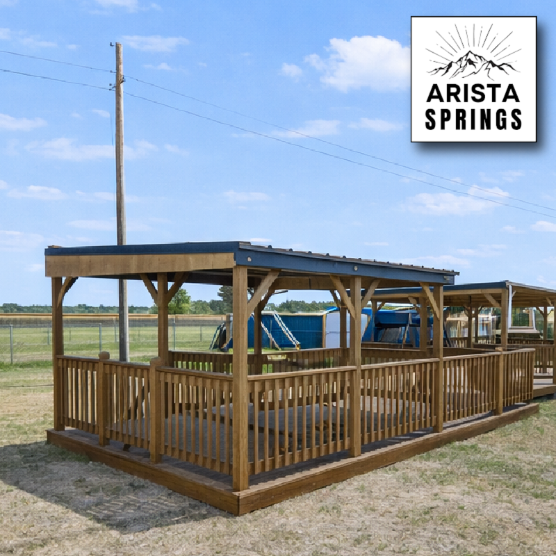 PRE-OWNED 12' x 24' Sunrise "Half Porch"