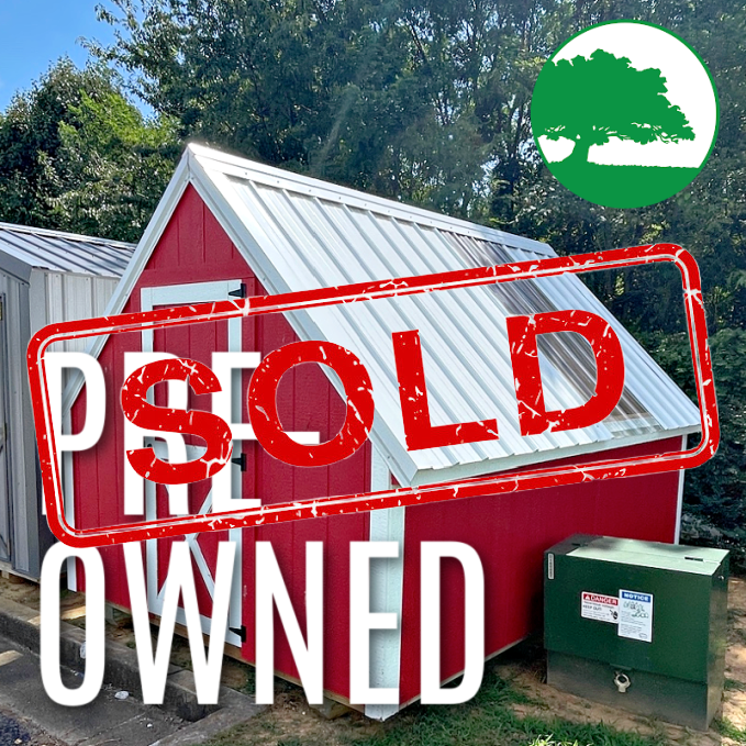 *SOLD*PRE-OWNED 8' x 12' Painted "Chicken Coop"