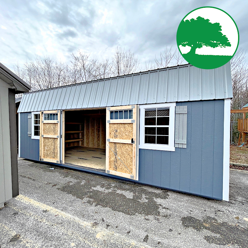 *SOLD*12' x 24' Painted "Side Lofted / Workshop"