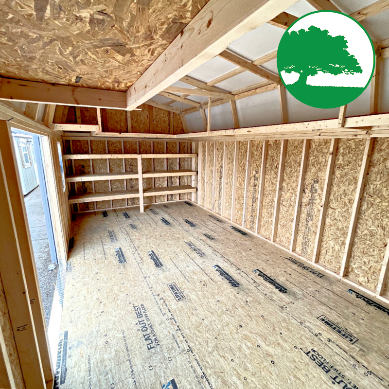 *SOLD*12' x 24' Painted "Side Lofted / Workshop"