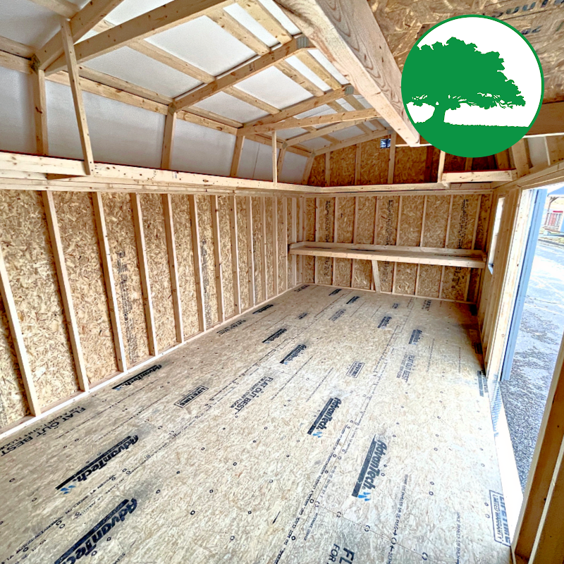*SOLD*12' x 24' Painted "Side Lofted / Workshop"