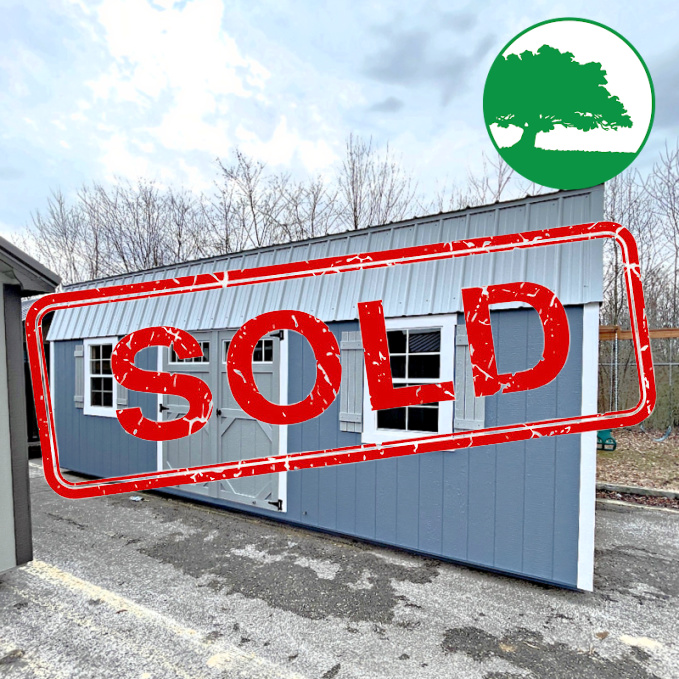 *SOLD*12' x 24' Painted "Side Lofted / Workshop"