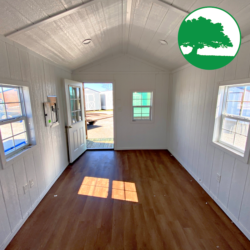 *SOLD*PRE-OWNED 10' x 20' Treated "Cabin w/ Electric"