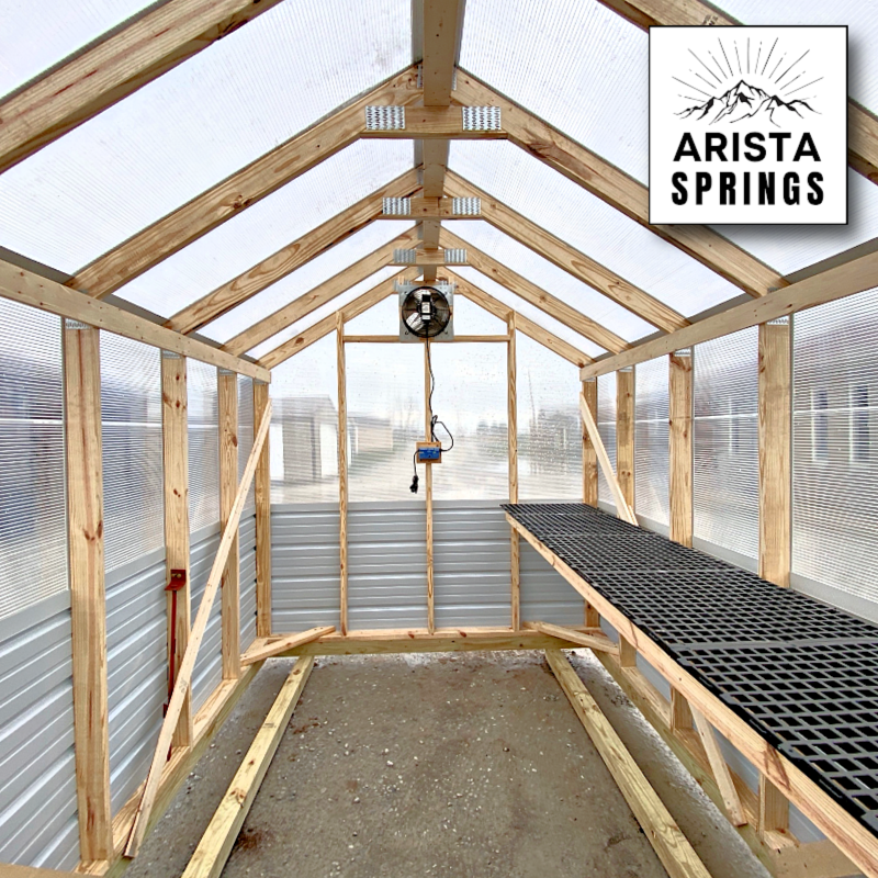 8' x 12' "Veggie Villa" Greenhouse