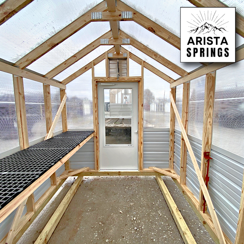 8' x 12' "Veggie Villa" Greenhouse