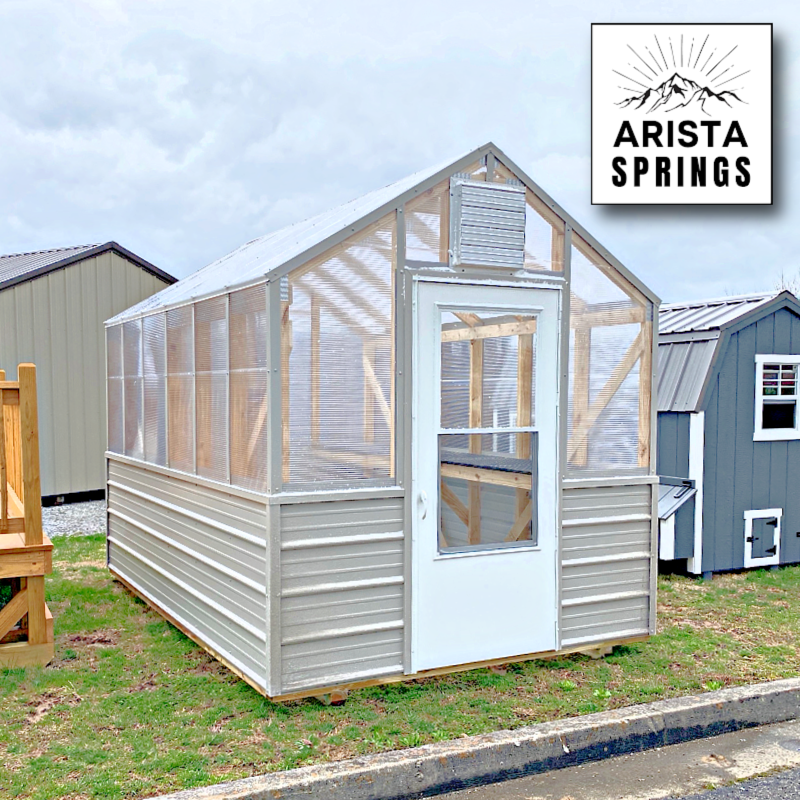 8′ x 12′ “Veggie Villa” Greenhouse