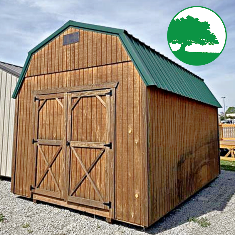 PRE-OWNED 10' x 16' Treated "Lofted Barn"