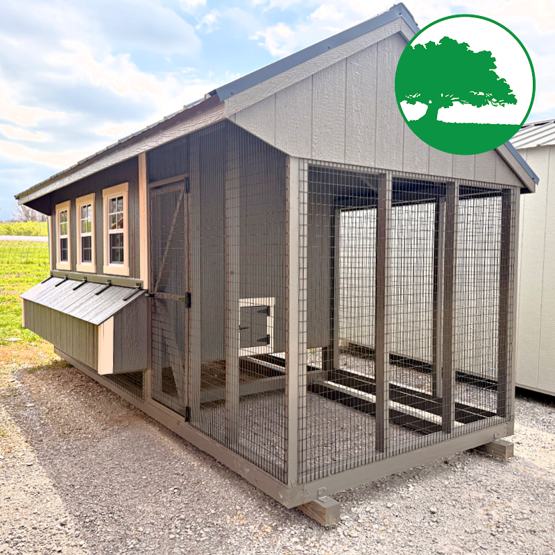 *COOP SALE* 6' x 16' Painted "Combination Coop"