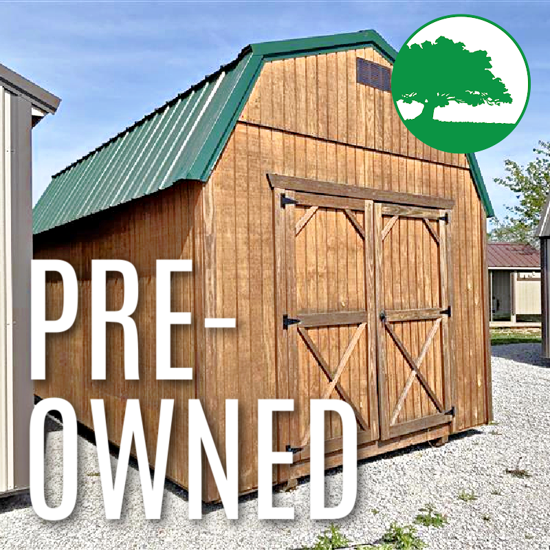 PRE-OWNED 10′ x 16′ Treated “Lofted Barn”