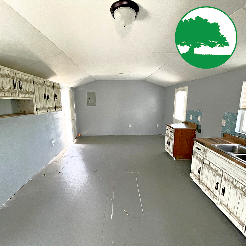 *SOLD*PRE-OWNED 14' x 32' Painted "Utility / Cabin" w/ Electric