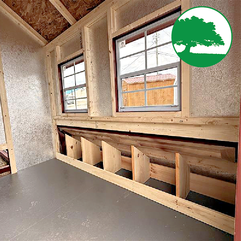 *COOP SALE* 7' x 20' Painted "Combination Coop"