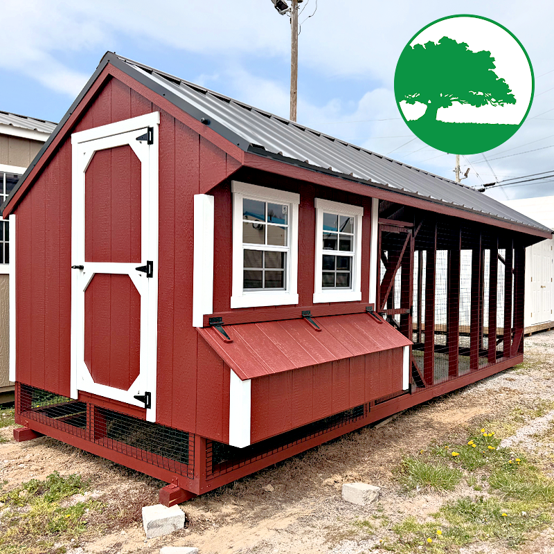 *COOP SALE* 7′ x 20′ Painted “Combination Coop”