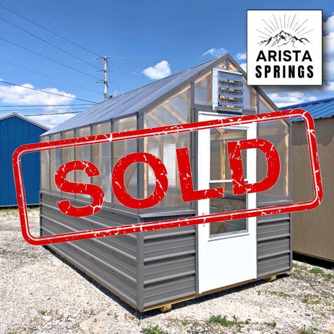 *SOLD*8′ x 12′ “Veggie Villa” Greenhouse