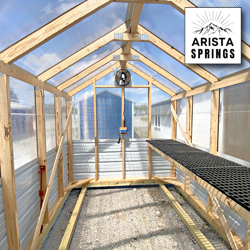 *SOLD*8' x 12' "Veggie Villa" Greenhouse