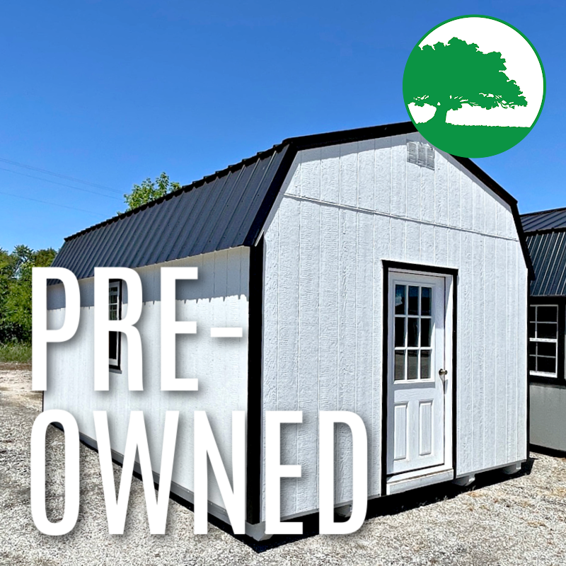 PRE-OWNED 12′ x 20′ Painted “Lofted / Cabin”