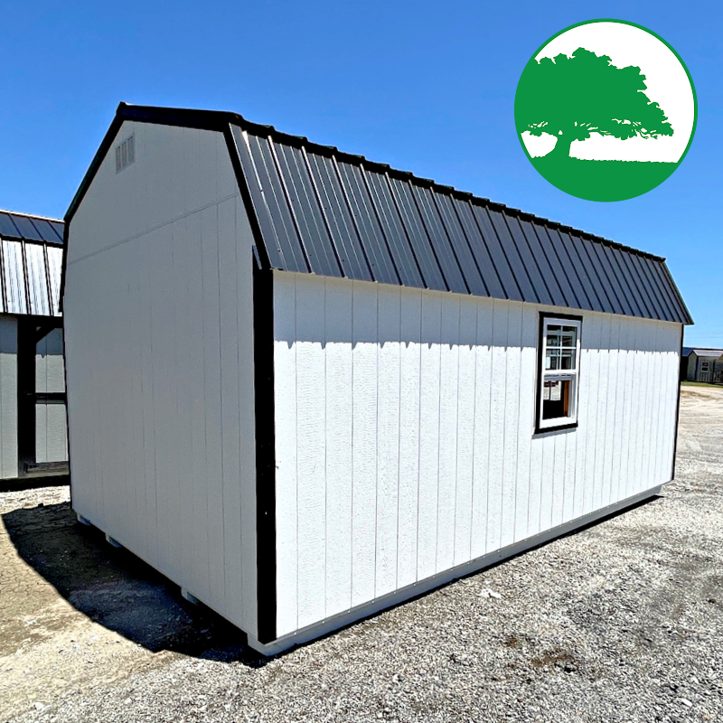PRE-OWNED 12' x 20' Painted "Lofted / Cabin"