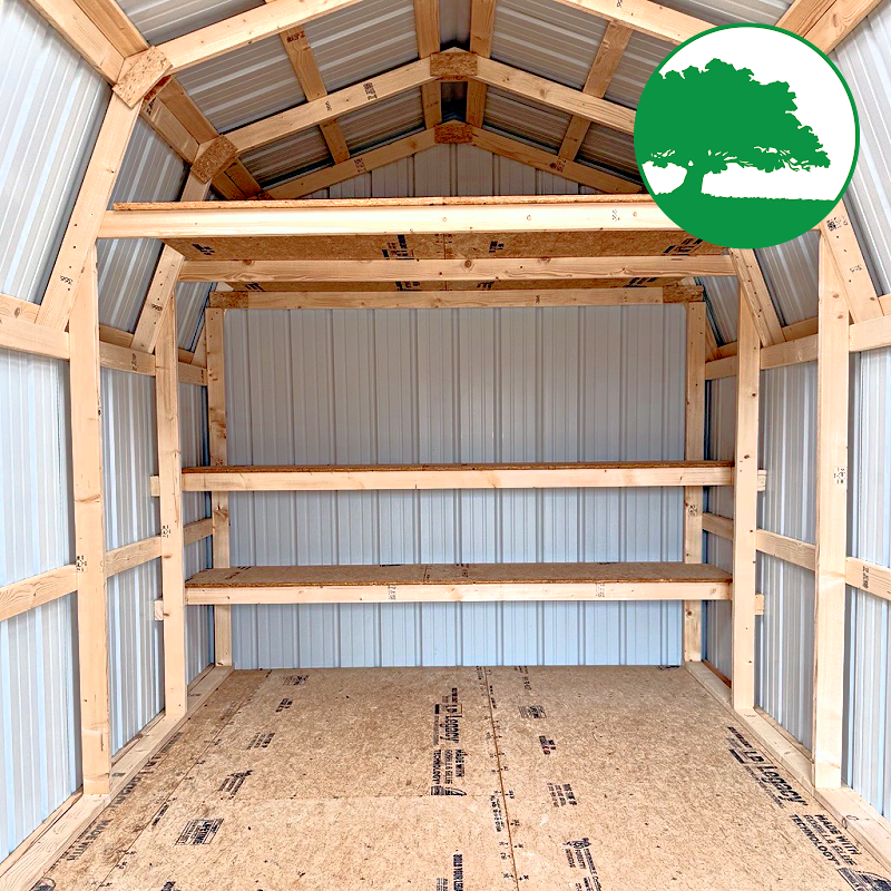 9' x 18' Metal "Lofted Barn"