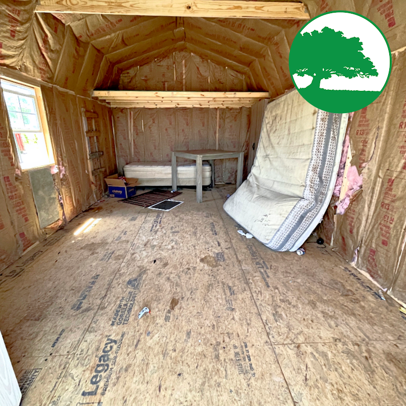 PRE-OWNED 12' x 20' Painted "Lofted / Cabin"