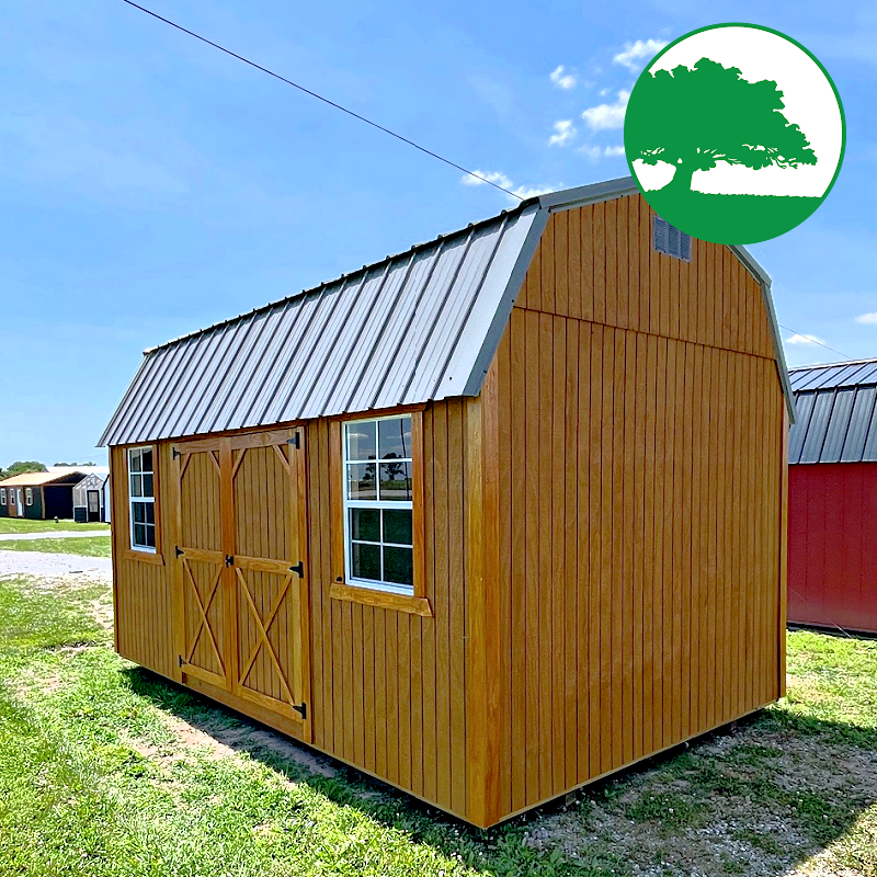 10′ x 16′ Treated “Side Loft Barn”