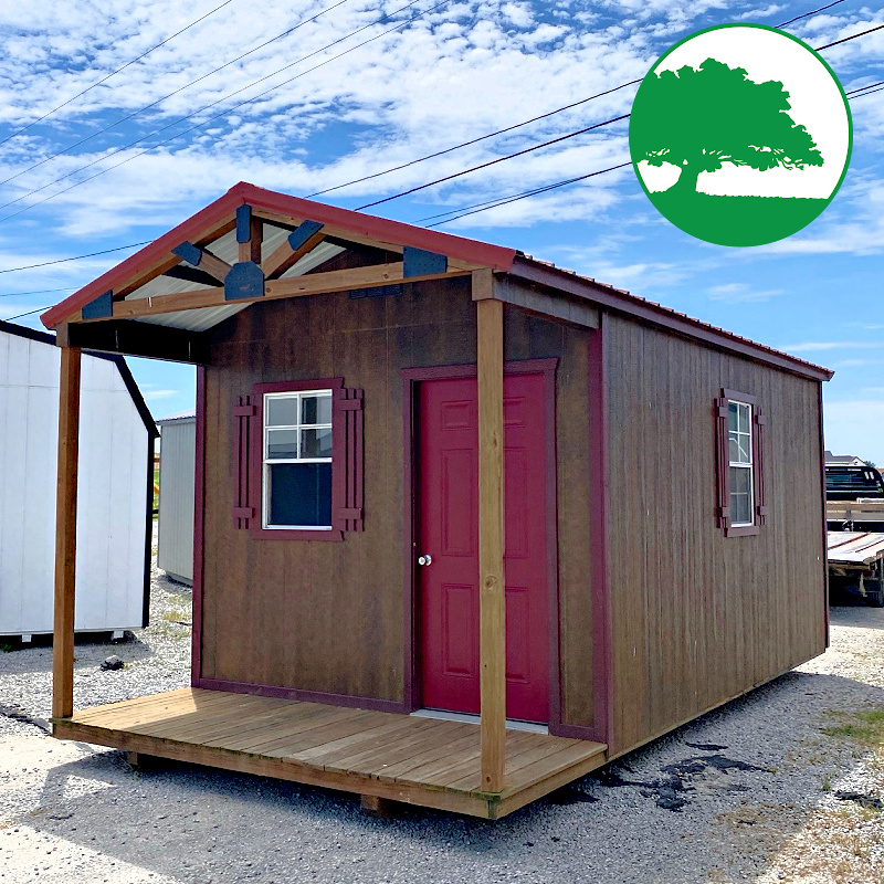 *SOLD*PRE-OWNED 10' x 20' Painted "Cabin"