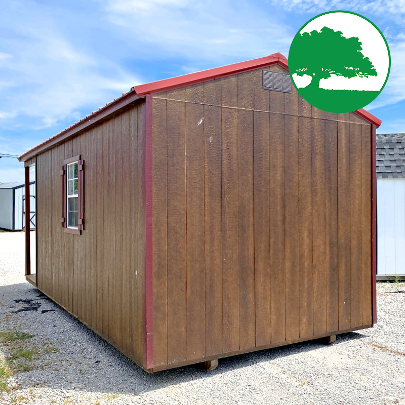 *SOLD*PRE-OWNED 10' x 20' Painted "Cabin"