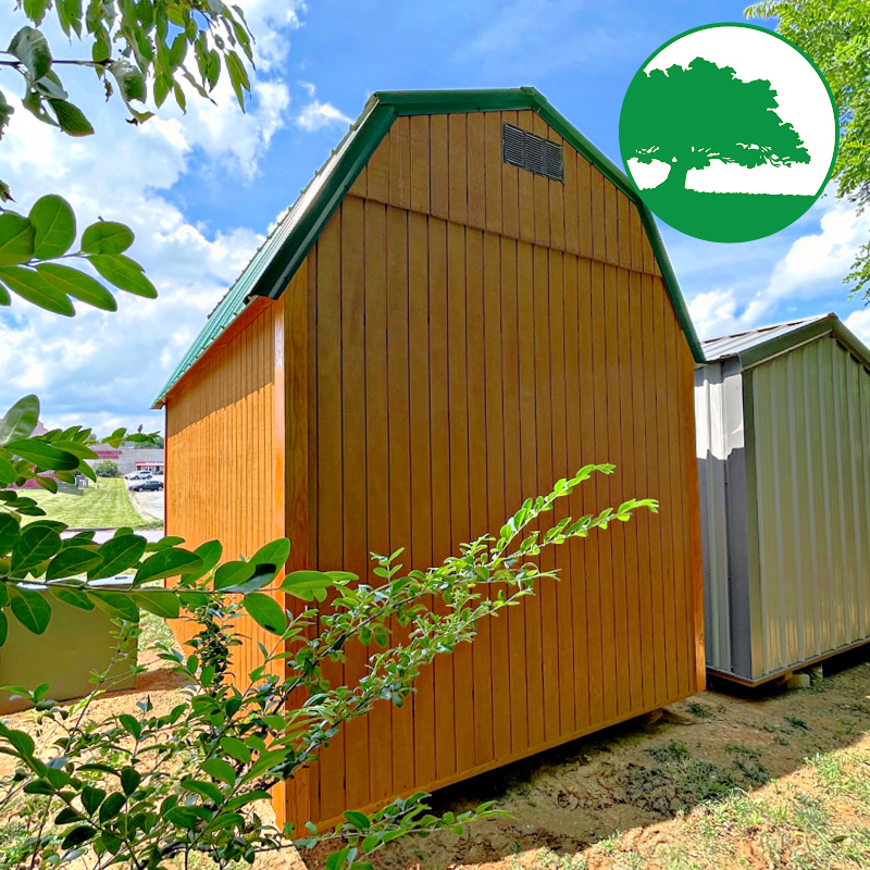 8' x 12' Treated "Lofted Barn"