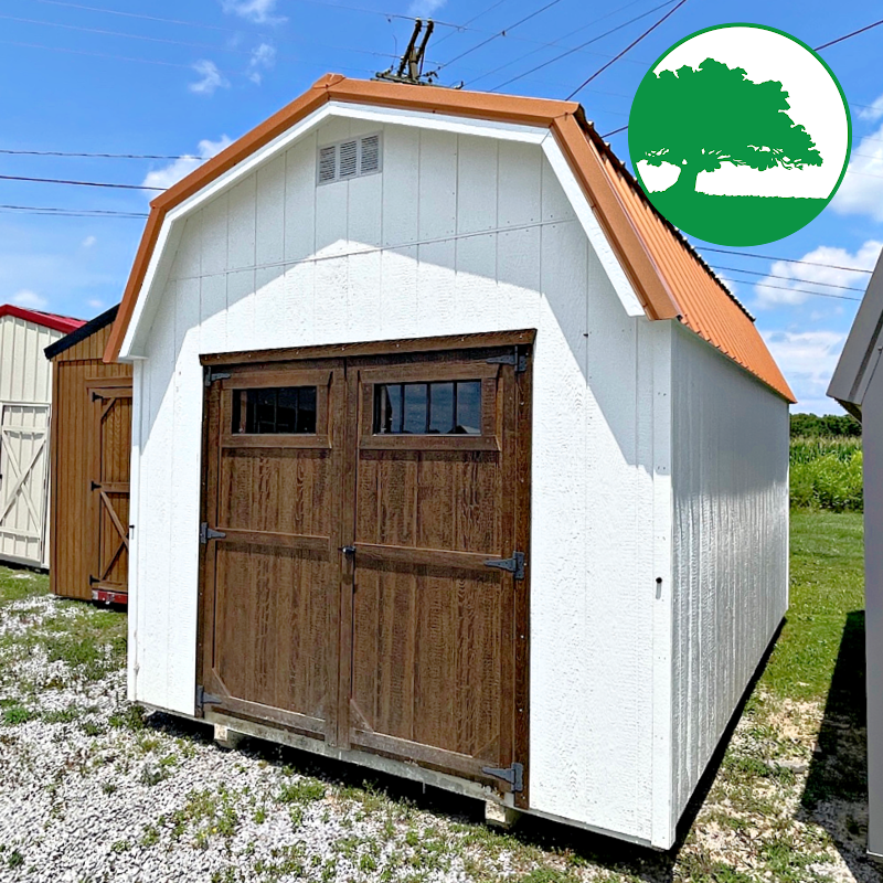 PRE-OWNED 10' x 16' Painted "Lofted Barn"