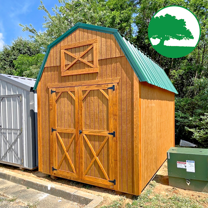 8' x 12' Treated "Lofted Barn"
