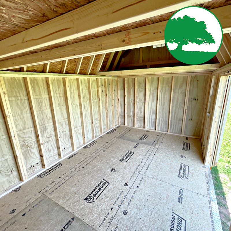 *SOLD*10' x 16' Treated "Side Loft Barn"