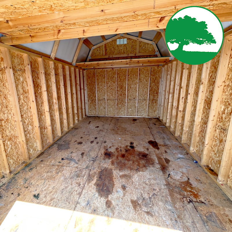 PRE-OWNED 10' x 16' Painted "Lofted Barn"