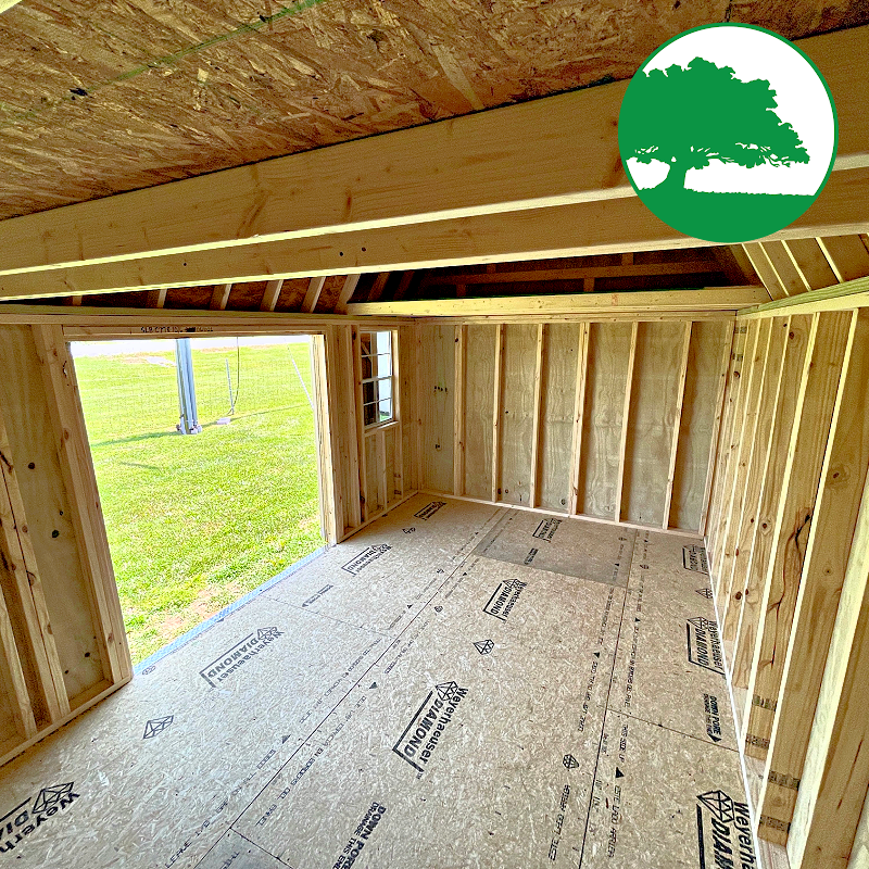 *SOLD*10' x 16' Treated "Side Loft Barn"