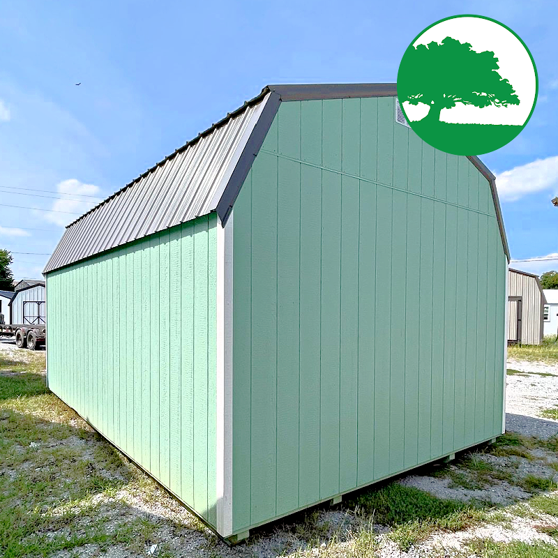 *SOLD*PRE-OWNED 12' x 20' Painted "Lofted Cottage w/ Electric"